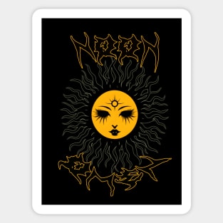 Noon Omen: Majestic Sun Sticker